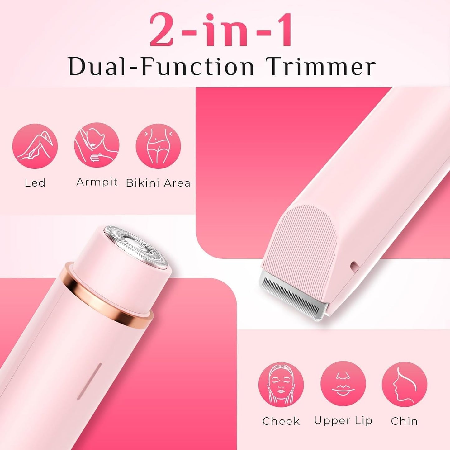 2 in 1 Dual-Head Lady Razor