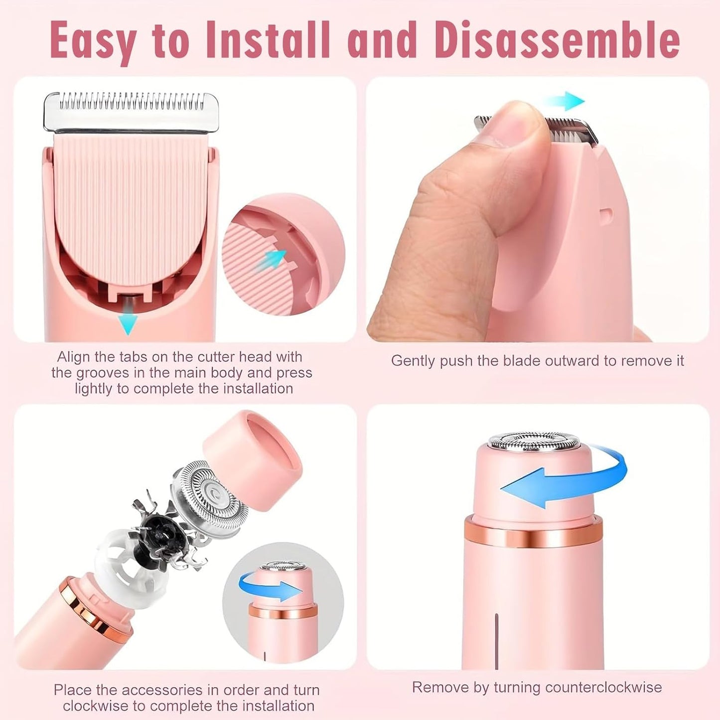 2 in 1 Dual-Head Lady Razor