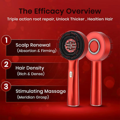 Scalp Massage Brush with Oil Applicator