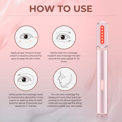 Red Light Therapy Facial Wand