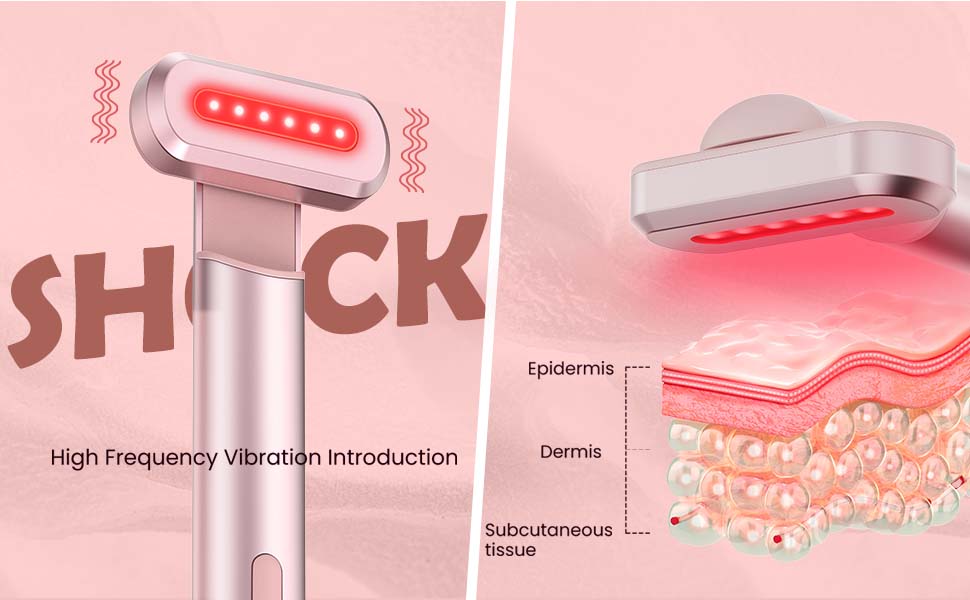 Red Light Therapy Facial Wand