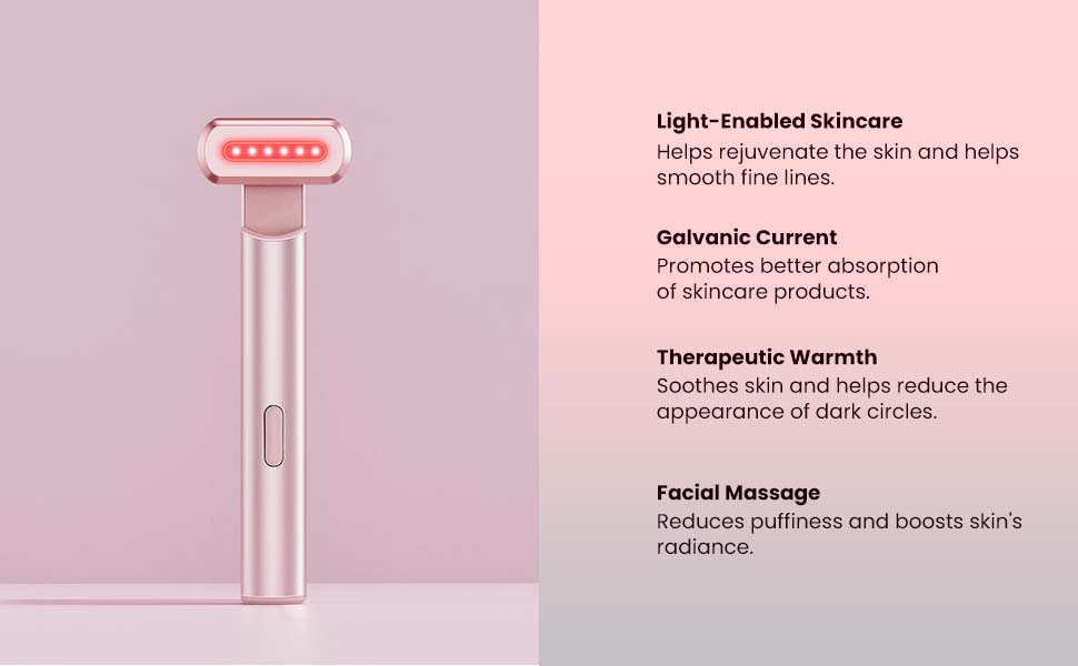 Red Light Therapy Facial Wand